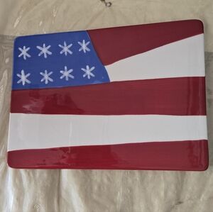 RETIRED Coton Colors Happy Everything BIG American Flag Attachment